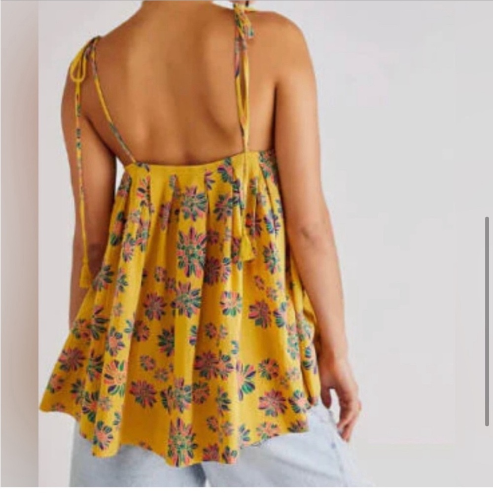 FREE PEOPLE INDIGO MOLLY TOP